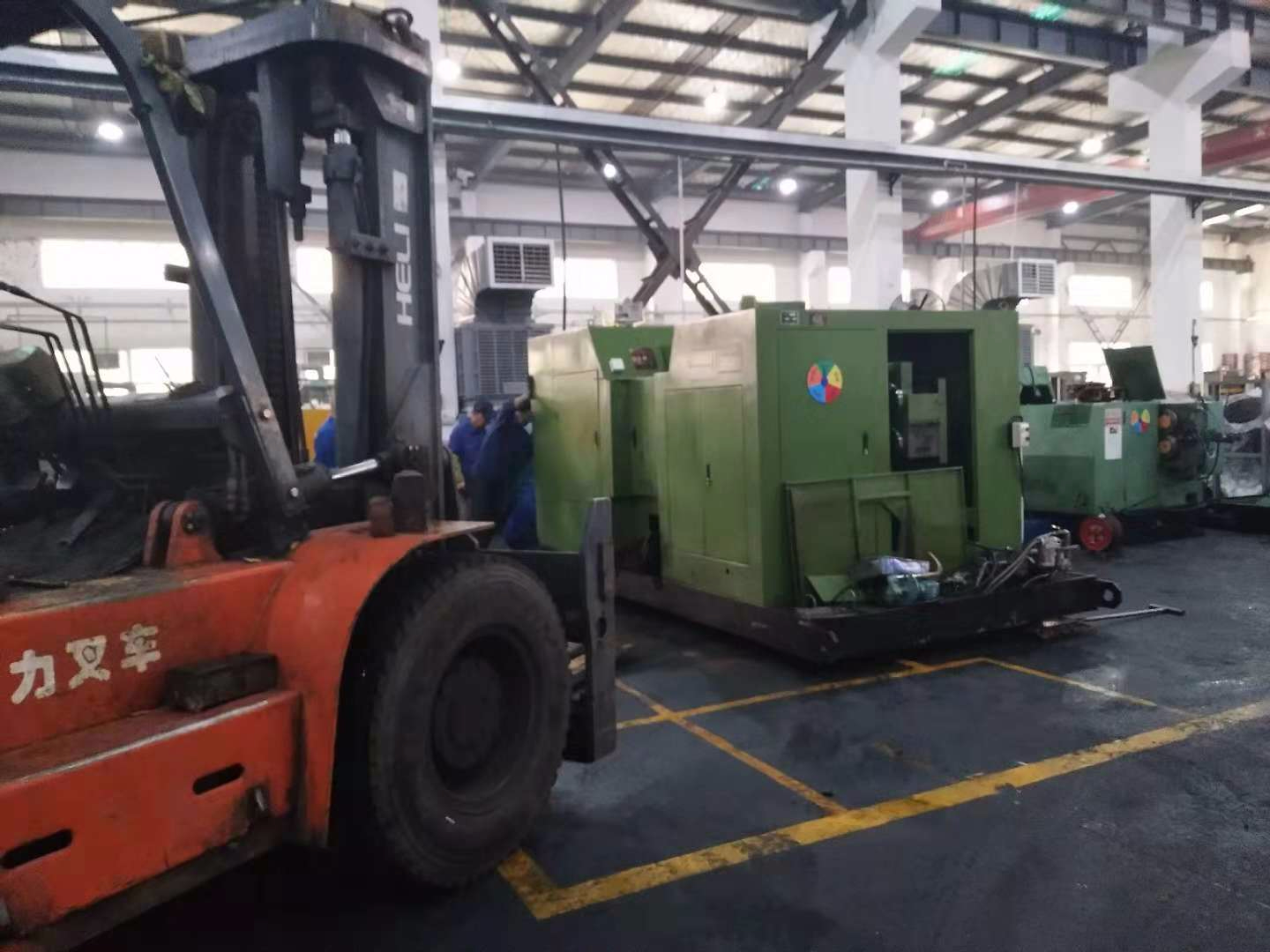 冷镦机卸机、移位